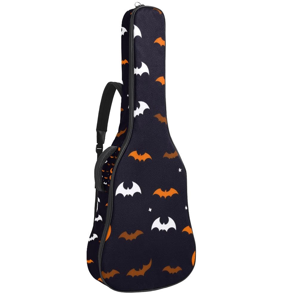 Gitarrentasche, volle Größe, 99 cm, 101,6 cm, 104,1 cm, für Akustikgitarre, Konzertgitarre, 10 mm dick, gepolstert, wasserdicht, mit Tasche, verstellbarer Schultergurt, stoßfest, Mehrfarbig 3