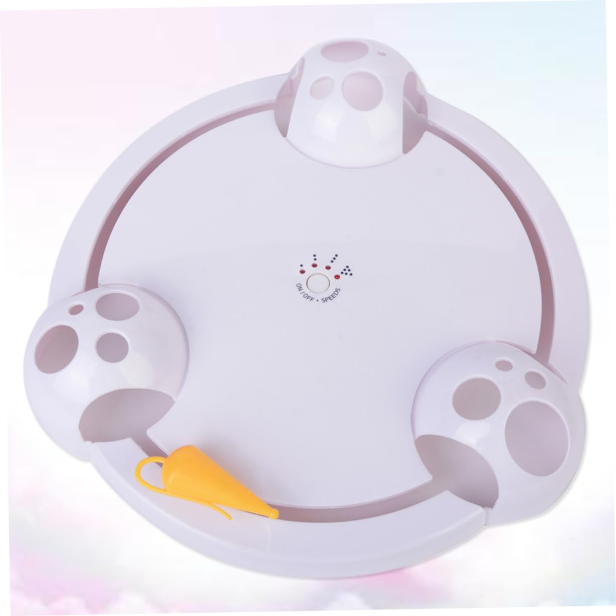 Beaupretty Jouets Interactifs pour Chats Plaque de Jeu Rotative Automatique Jouets d'exercice Électriques pour Souris