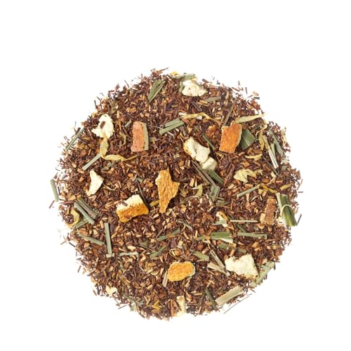 TEA SHOP - Rooibos Lemon Pie 100g - 50 Tazas - Formato a Granel - En Hojas - Infusiones Sin Teína - Cremoso y Dulce - Isotónico y Antioxidante