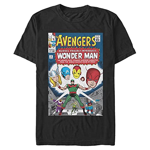 T-Shirt Avengers Homme de Qualité Supérieure avec Imprimé Marvel Durable