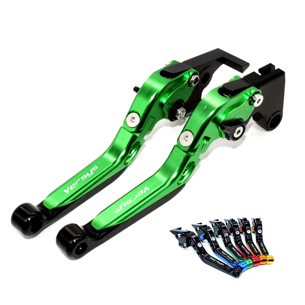 for Kawasaki VERSYS 1000 VERSYS1000 2012-2014 Motorcycle Accessories Folding Extendable Brake Clutch Levers Logo Versys (B)