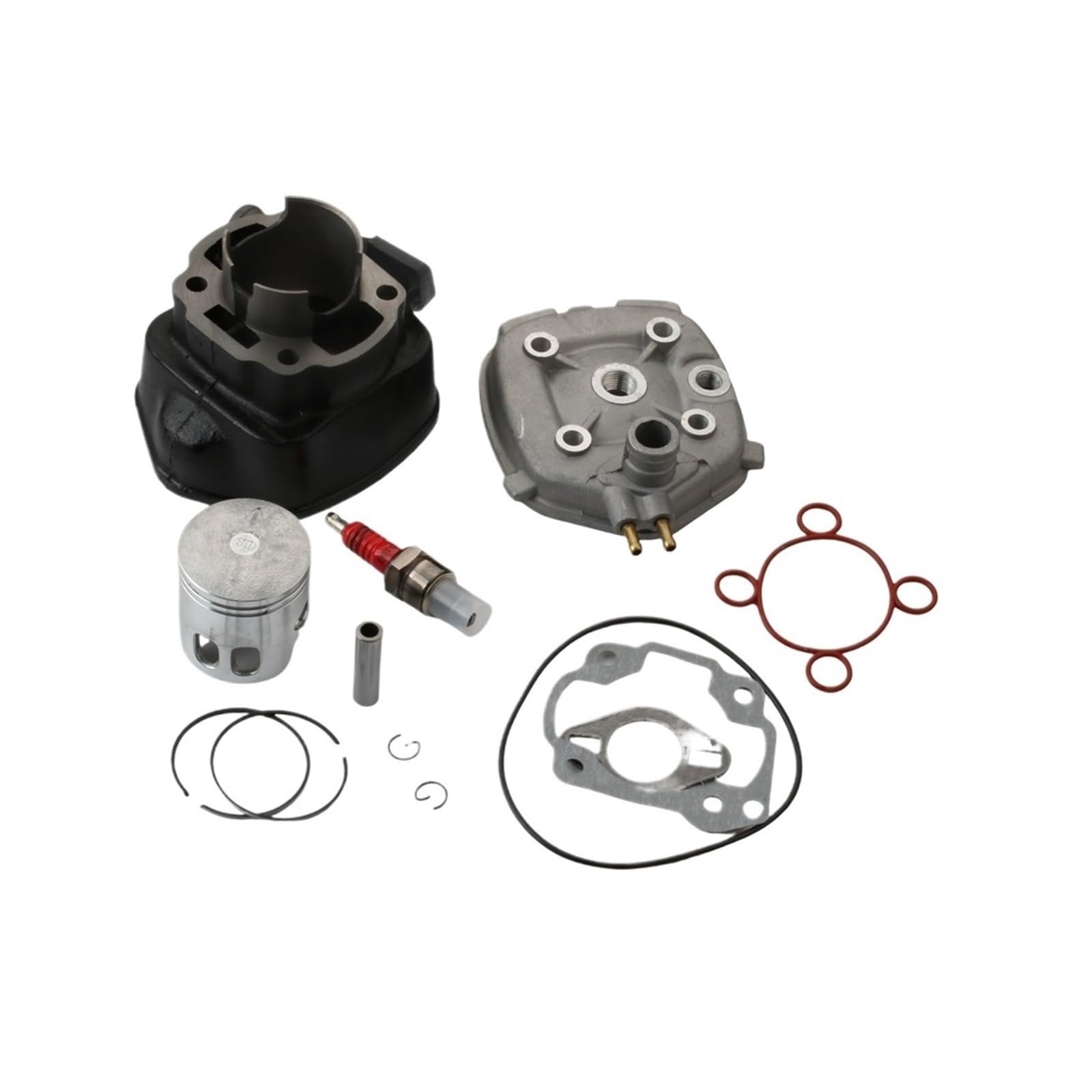 Kit de culata de 47 mm para reparar la pérdida de fuerza en scooter de 50cc