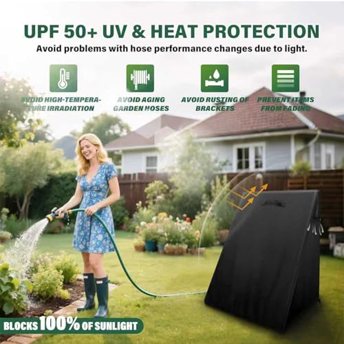 Housse pour enrouleur de tuyau de qualité supérieure bâche haute résistance patio - 8