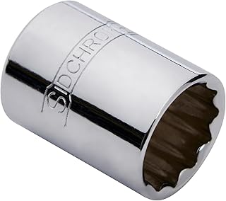 Sidchrome 12 Point 3/8-Inch Drive Socket, 9/16-Inch Size