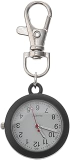 balacoo Nurse's Watch: Backpack Keyring Watch – Carabiner Watch – Clip-on Quartz Watch for Doctors Nurses Paramedic Chefs ...