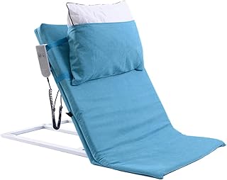 forestalk Reposacama Inclinada Eléctrica, Respaldo Ajustable - Opción Ideal De Amazon para Discapacitados Y Heridos - Ajuste De ángulo De 2-65 ° - Verde, Transpirable Y Cómodo(Color:Azul)