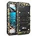 iPhone 6 Plus/iPhone 6S Plus Case Mitywah Heavy Duty Durable Metal Full Body Protective Case Built-in Screen Protection Waterproof Shockproof Dustproof Rugged Military Grade Defender, Camouflage
