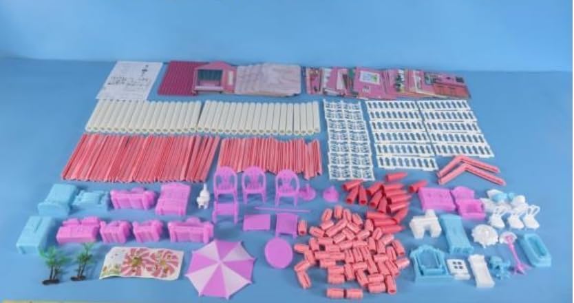 LUYE Big Doll House for Kids Ages 3-8, 3-Story 9 Rooms Princess P...