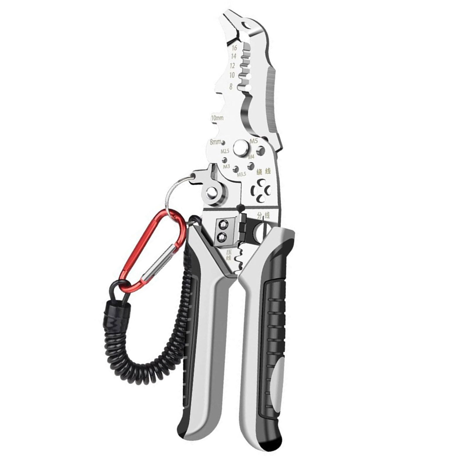 Fromceo Multifunctional Wire Stripper Electrician Special Industrial Splitters Stripping And Wires Cutting Pliers Stripper Stripping
