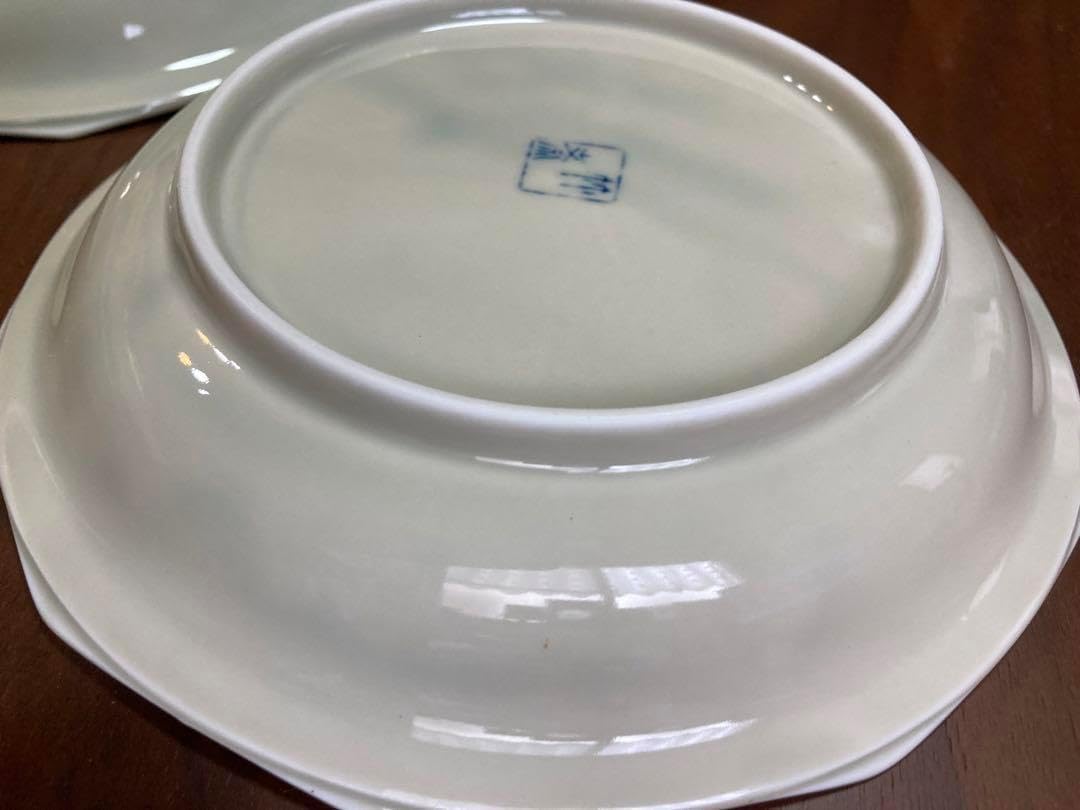 古伊万里 染付小皿 金縁 手描き 幕末骨董 コレクター放出 時代古美術品