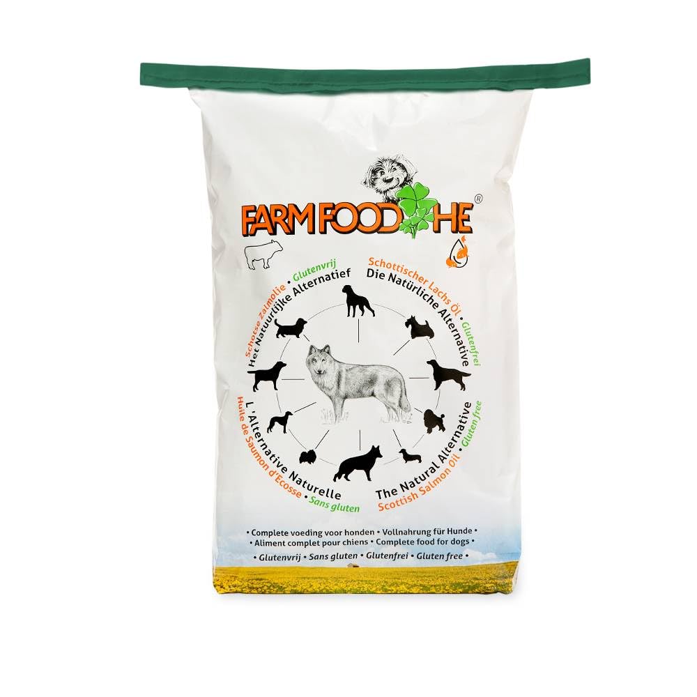 Farm Food HE Gluten-Free Cold Pressed Dog Food: Perfect for Sensitive Stomachs, Lifelong for Seniors, and Puppies - Natural & Nutrient-Rich Raw Dry Dog Food - 12kg โ image 1