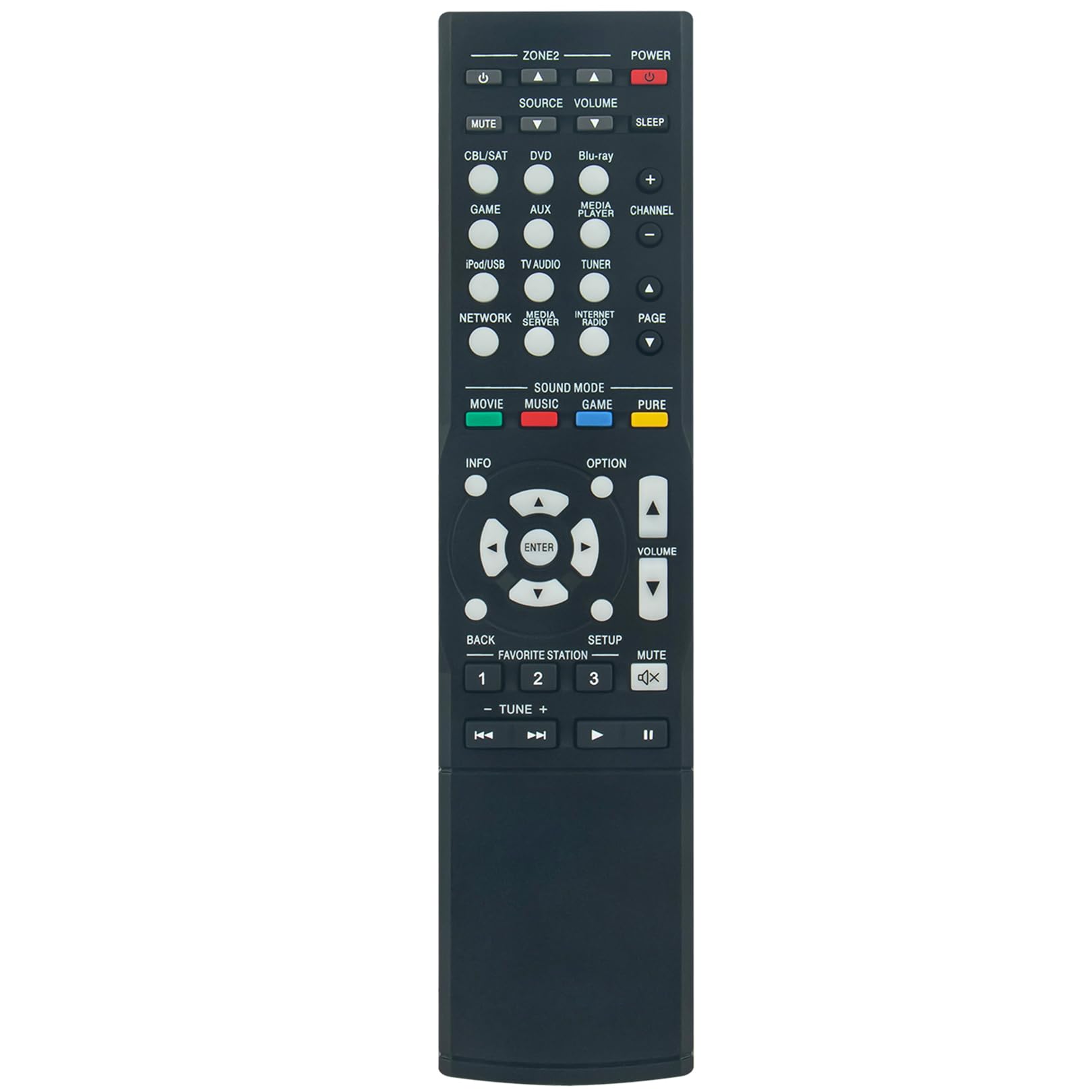 Amazon.com: RC-1182 Replace Remote Control Work for Denon A/V
