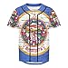 Vnurnrn Minnesota State Flag Mens Baseball Button Down Jersey Hipster Hip Hop T Shirts