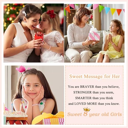 Image of Butterfly Bracelet for Girls, Gifts for 8 10 Year Old Girl Birthday Christmas
