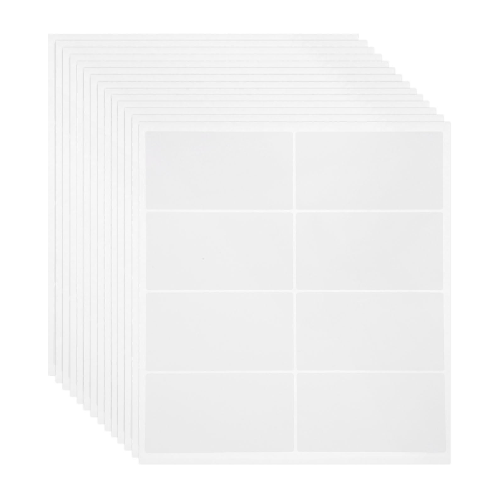 QUARKZMAN 500 Fogli Etichetta a Barre 4 x 2.5 pollici Etichette Stampabili per Stampanti Laser e Inkjet Etichette Indirizzo per Spedizioni per Cartelle Buste, 8 Per Pagina, 4000 Etichette
