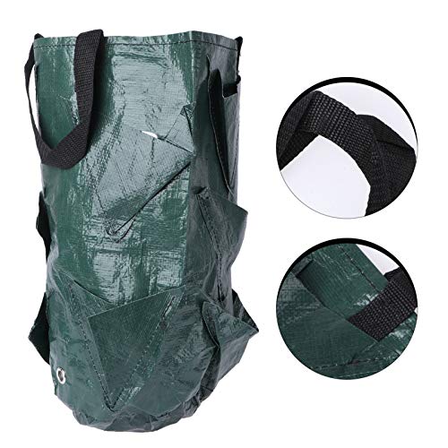 Doitool Hanging Planters Vertical Planter Strawberry Planter Pots Vertical Gardening Pots For Growing Strawberries Flower Vegetable Planter 3 Gallons- Green Vertical Garden Planter #TOP3