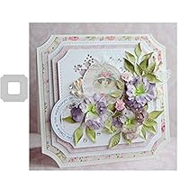 Bodhi2000® Fustella Metallica Per Goffratura - Forma Fiore, 10x7 Cm, Per Scrapbooking E Biglietti Fai-da-Te