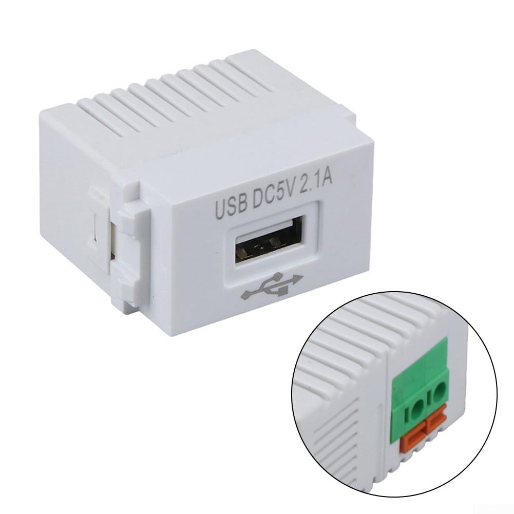 3 Stuks USB-voedingsmodule, 220 V Naar 5 V Transformator, 2,1 A USB Laadpaneel Usb Apparaten