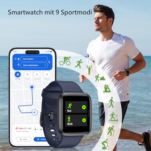 LETSACTIV Smart Watch for Men Women,1.91" HD Fitness Tracker, Answer/Make Calls, No App/Phone Needed Pedometers - Image 3