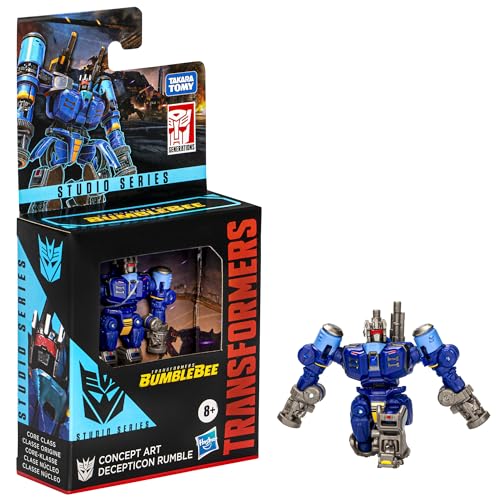 Transformers Studio Series Core Bumblebee Concept Art Decepticon Rumble Action Figure, Multicoloured, 7.52 inches - Image 3
