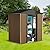 Outdoor Storage Shed,6x4 FT Large Garden Shed,Large Metal Tool Sheds with Sloping Roof and Vents,Updated Reinforced and Lockable Doors Frame Metal Storage Shed for Patio for Backyard,Patio,Garage