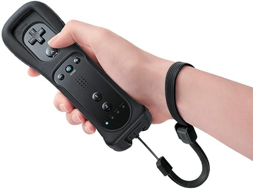 Miniatura 7 de Lyyes Control remoto para Wii, Wii Remote y Nunchuck con funda de silicona y correa para Wii y Wii U (negro)