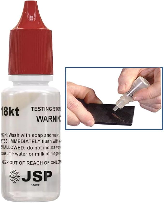 12 PC 18K Gold Jewelry Testing Solution
