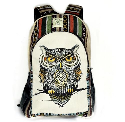 Better Products Canvas Hemp Backpack For Men & Women, Lightweight Student/Laptop Bag, Casual Shoulder Backpack