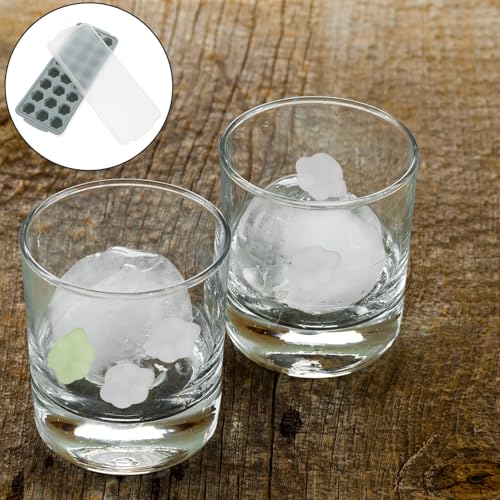 Molde para cubitos de hielo de silicona con tapa en forma de corazón miniatura 6