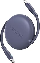 VOLTME USB Type C Cable YoYo USB C to USB C 60W Blue