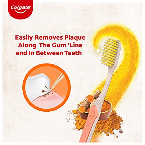 Image of Colgate Strong Teeth Cavity Protection Toothpaste, 500gm and Colgate Slim Soft Turmeric Toothbrush and Slim Soft Himalayan Salt Toothbrush (Pack of 6)