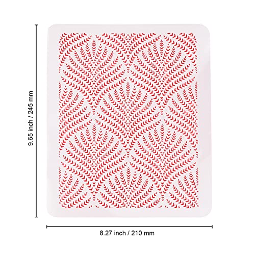 Motivo Floreale in Pizzo Decorativi Stampato