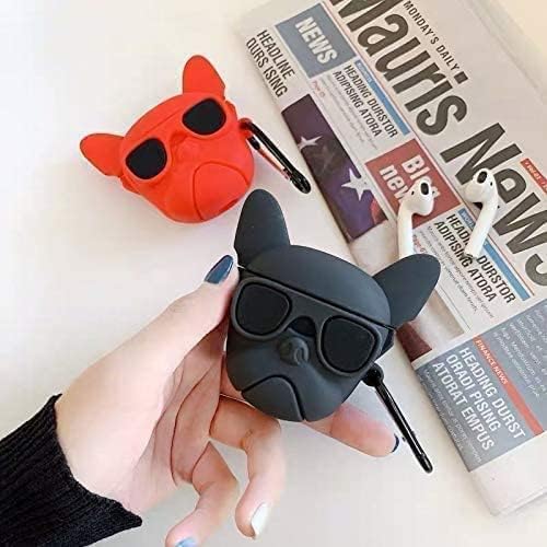 Image of Airpods Pro 2 Protective Liquid Silicone Case for AirPods (DJ Dog BLK)