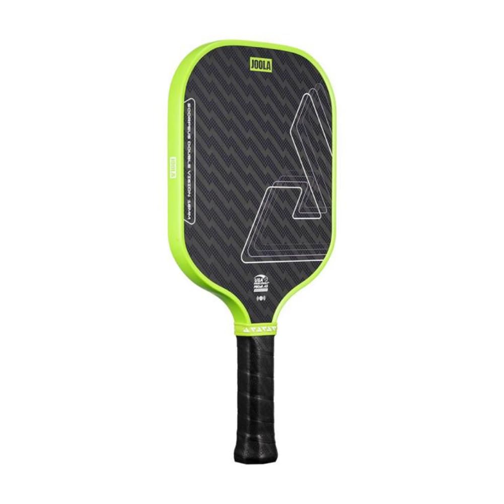 JOOLA Double Vision 16mm Pickleball Paddle - Signature and Standard Shape - Aramid Surface for Softer Responsive Touch - SK Film for Reduce Vibration