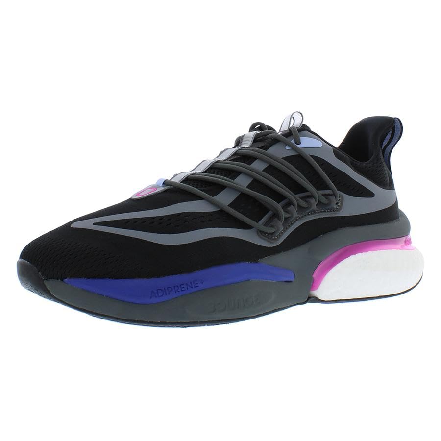 Image of Adidas Mens Alphaboost Knit Performance Running ShoesRunning Shoe