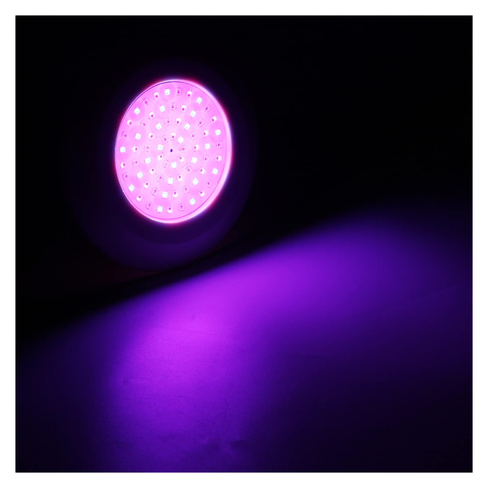 72LED 9W luce subacquea for piscina for termale DC12V IP68 impermeabile RGB Basso Consumo Energetico(White Only light)