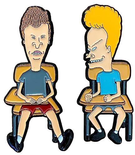 Zen Monkey Studios x Beavis and Butt-head In Class Collectible Enamel Pinset