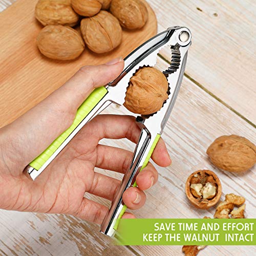 image for Patelai 2 Pieces Walnut Cracker Tools Walnut Nutcrackers Metal Nut She