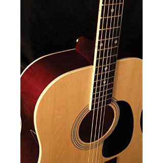 Indiana Scout Deluxe S-scout-n Guitare acoustique Naturel - Les Beatles, Paul McCartney, John Lennon, RIngo Starr, George Harrison Indiana Scout Deluxe S-scout-n Guitare acoustique Naturel – Image 3