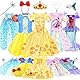 Dreamon Prinzessin Kleid Mädchen Kostüm für 3 4 5 Jahre mit Krone Umhang Prinzessine Faschingskostüme Spielzeug für Geburtstag Weihnachten Karneval Cosplay