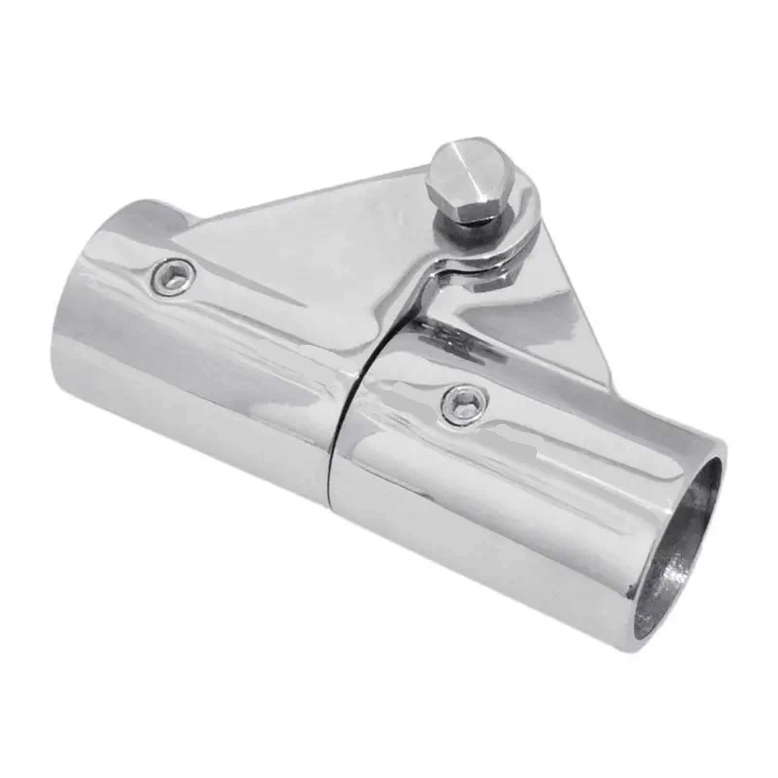 PPQIRU 2 PCS Stainless Steel Rotating Joint Coupling Connector Fitting Adapter For Boat Marine Tubing Canopies Yacht Fittings For Bedroom(25mm)