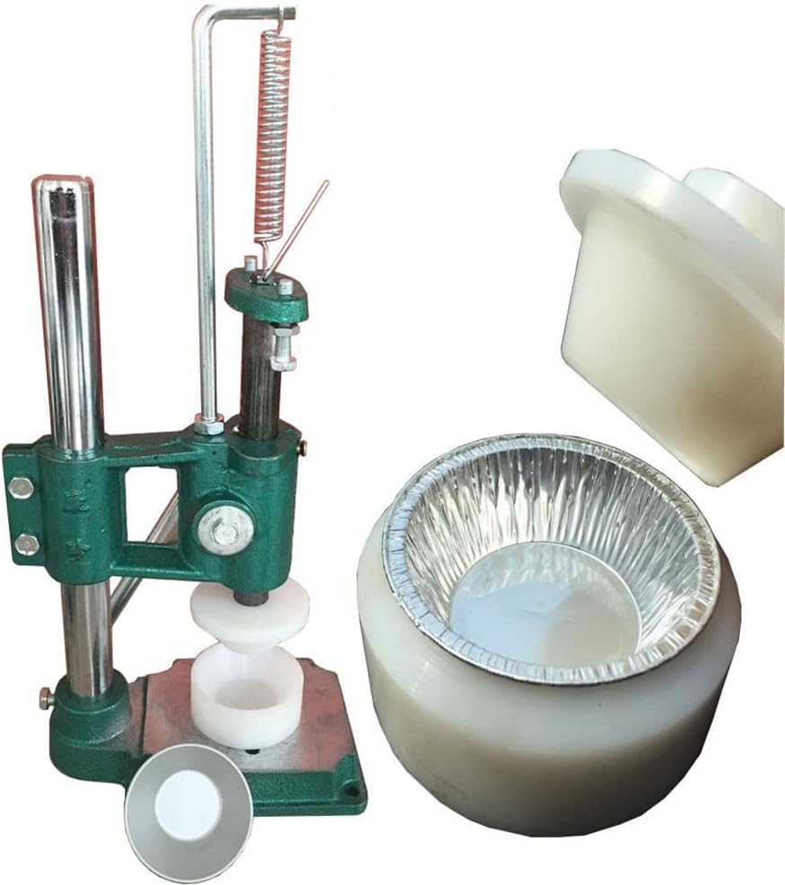 Commercial Egg Tart Making Machine Manual Egg Tart Pressing Machine with Mold Egg Tart Crust Forming Machine Egg Tart Crust Tool Home