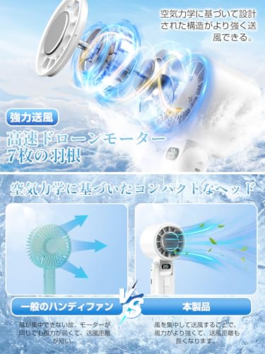 Feesun ハンディファン 冷却プレート搭載 F28 の商品画像 3