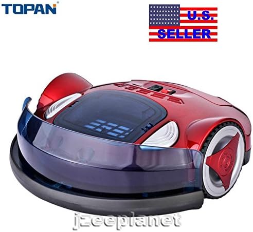 TOPAN ROBOTIC VACUUM CLEANER SMART INTELLIGENT WIRELESS ROBOT AUTOMATIC FLOOR SWEEPER MOP PET HAIR DUSTER ELECTRIC RECHARGEABLE HOME KITCHEN APPLIANCE GIFT
