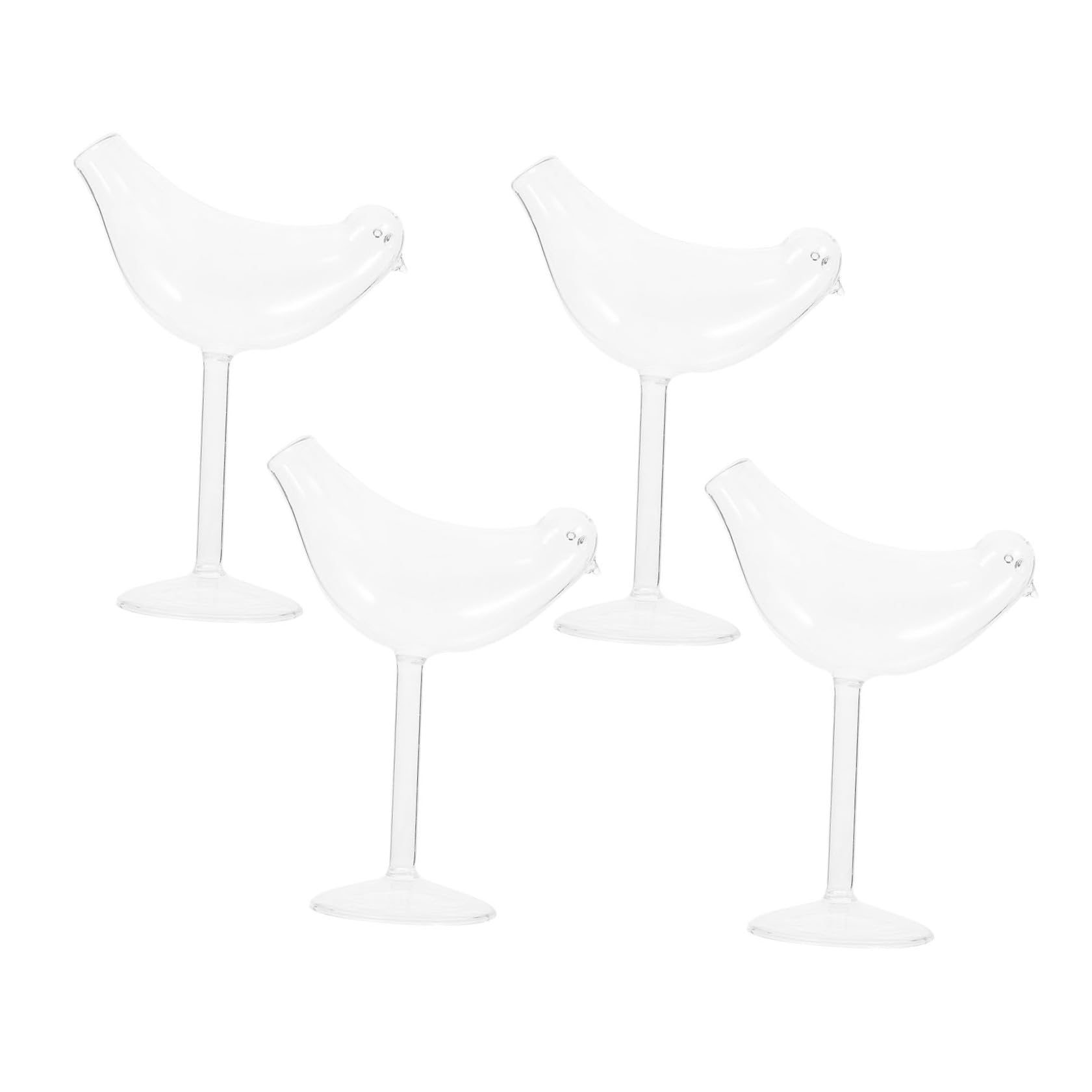 Verres à cocktail en forme d'oiseau : le coffret cadeau idéal pour fête