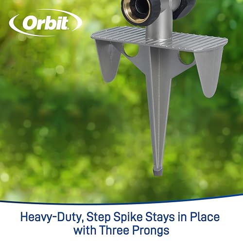Orbit Brass Impact Sprinkler, Zinc Spike Base, Adjustable - 56946 - image 5