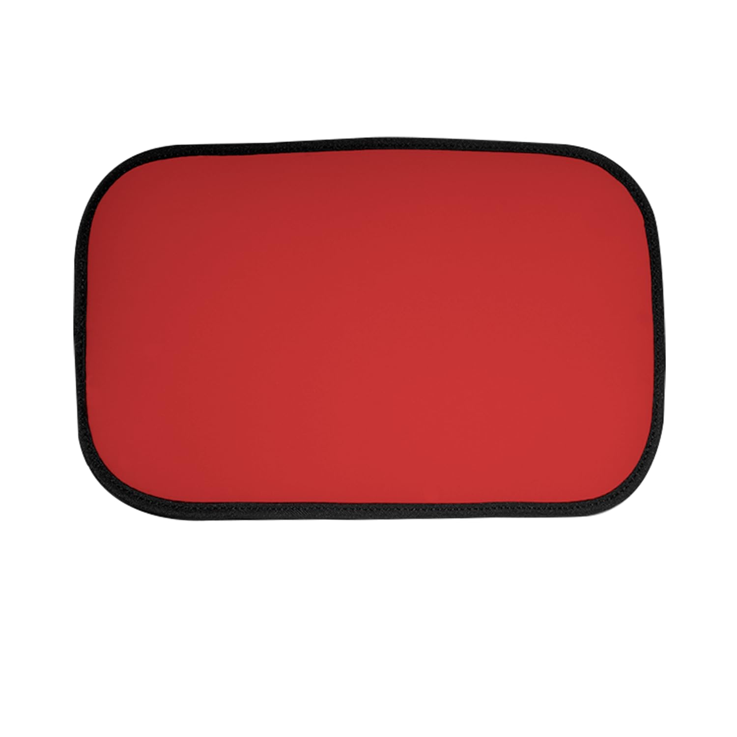 FH Group Neosupreme Red Flat Pattern Center Console Pad – Water-Resistant Armrest Cover Protector for Cars, SUVs &amp; Trucks