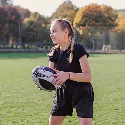 Handmade Football Touchdown Earrings - Team Statement Earrings for Game Day & Party Favors3