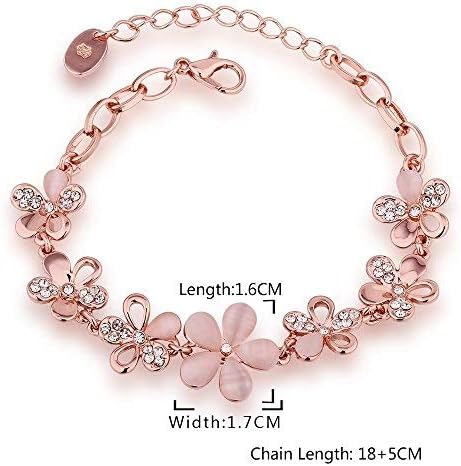 Aleafa Armlet Home Presents Gold Crystal Charm Bracelet for Girls #Aport-1647