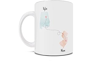 Trend Setters: Personalized State-to-State Coffee Mug for Long Distance Love